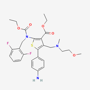 molecular formula C28H33F2N3O5S B8541459 MFCD31811623 