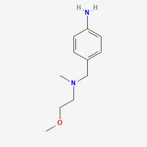 4-{[(2-Methoxyethyl)methylamino]methyl}phenylamine