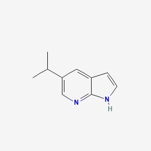 molecular formula C10H12N2 B8541530 5-isopropyl-1H-pyrrolo[2,3-b]pyridine 