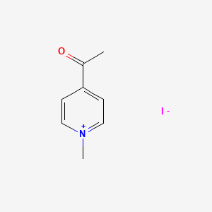 molecular formula C8H10INO B8541574 4-Acetyl-1-methylpyridinium iodide 