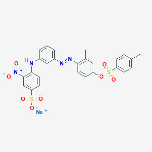 molecular formula C26H21N4NaO8S2 B085418 C.I. Acid orange 67 CAS No. 12220-06-3
