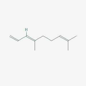 molecular formula C11H18 B008542 (E)-4,8-Dimethyl-1,3,7-nonatriene CAS No. 19945-61-0