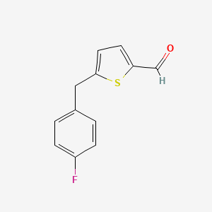 5-(4-Fluorobenzyl)thiophene-2-carbaldehyde