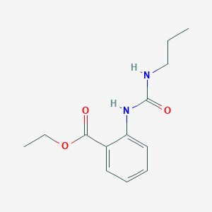 molecular formula C13H18N2O3 B8542128 ethyl N-(propylcarbamoyl)anthranilate 