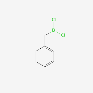 molecular formula C7H7BCl2 B8542138 Benzyl dichloroborane 