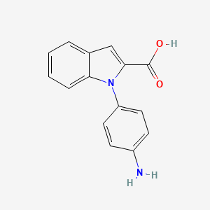 1h-Indole-2-carboxylic acid,1-(4-aminophenyl)-