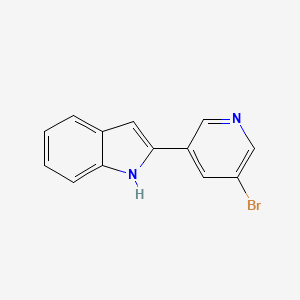 2-(5-bromopyridin-3-yl)-1H-indole