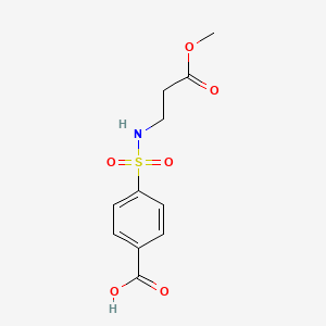 4-(2-Methoxycarbonyl-ethylsulfamoyl)-benzoic acid