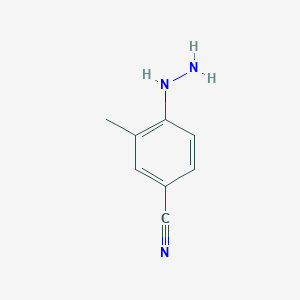 4-Hydrazinyl-3-methylbenzonitrile