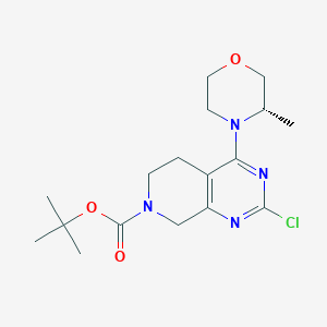 Pyrido[3,4-d]pyriMidine-7(6H)-carboxylic acid, 2-chloro-5,8-dihydro-4-[(3S)-3-Methyl-4-Morpholinyl]-, 1,1-diMethylethyl ester