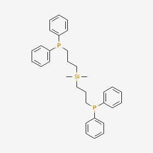 molecular formula C32H38P2Si B8542291 Bis-(Diphenylphosphinopropyl) Dimethyl Silane CAS No. 18758-32-2
