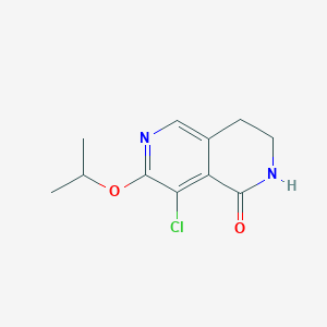 8-chloro-7-(propan-2-yloxy)-3,4-dihydro-2,6-naphthyridin-1(2H)-one