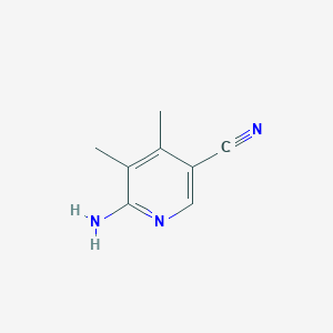 B8542337 6-Amino-4,5-dimethyl-nicotinonitrile CAS No. 573765-07-8