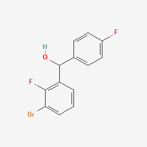 (3-Bromo-2-fluorophenyl)(4-fluorophenyl)methanol