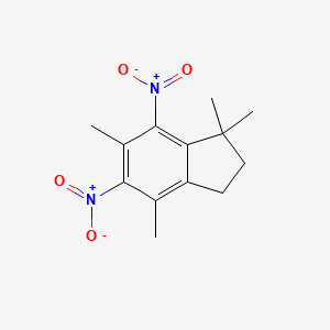1,1,4,6-Tetramethyl-5,7-dinitro-2,3-dihydro-1H-indene