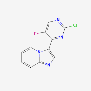 3-(2-Chloro-5-fluoropyrimidin-4-yl)imidazo[1,2-a]pyridine