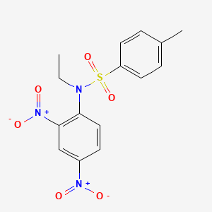 N-(2,4-Dinitrophenyl)-N-ethyl-4-methylbenzene-1-sulfonamide