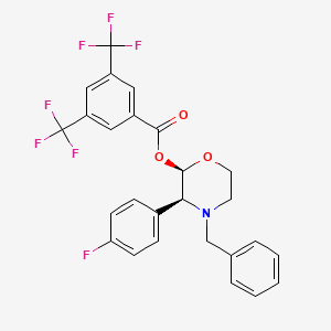 (2R,3S)-4-Benzyl-3-(4-fluorophenyl)-2-morpholinyl 3,5-bis(trifluoromethyl)benzoate