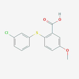 molecular formula C14H11ClO3S B8542578 NSC 372685 CAS No. 86455-99-4