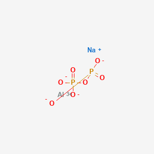 molecular formula AlNaO7P2 B085426 Sodium aluminum pyrophosphate CAS No. 10305-79-0
