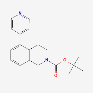 tert-butyl 5-(pyridin-4-yl)-3,4-dihydroisoquinoline-2(1H)-carboxylate