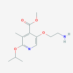 Methyl 5-(2-aminoethoxy)-3-methyl-2-(propan-2-yloxy)pyridine-4-carboxylate
