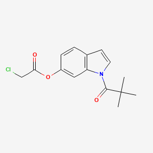 6-Chloroacetoxy-1-pivaloylindole