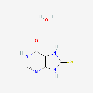 6-Hydroxy-8-mercaptopurine monohydrate