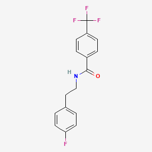 N-(4-fluorophenethyl)-4-(trifluoromethyl)benzamide