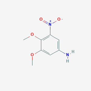 molecular formula C8H10N2O4 B8543066 3,4-Dimethoxy-5-nitroaniline 