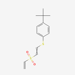 1-tert-Butyl-4-{[2-(ethenesulfonyl)ethenyl]sulfanyl}benzene