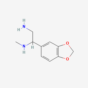 beta-Methylamino-beta-(3,4-methylenedioxyphenyl)-ethylamine