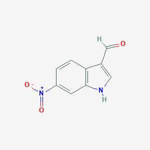 molecular formula C9H6N2O3 B085431 6-nitro-1H-indole-3-carbaldehyde CAS No. 10553-13-6
