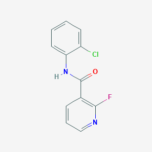 molecular formula C12H8ClFN2O B8543125 N-(2-Chlorophenyl)-2-fluoronicotinamide 