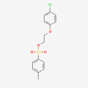 molecular formula C15H15ClO4S B8543127 2-(4-Chlorophenoxy)ethyl 4-methylbenzenesulfonate 