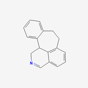 molecular formula C17H15N B8543151 Benzo(6,7)cyclohept(1,2,3-de)isoquinoline, 1,7,8,12b-tetrahydro- CAS No. 7574-72-3