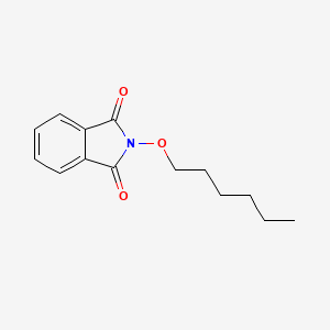 molecular formula C14H17NO3 B8543344 2-(Hexyloxy)isoindoline-1,3-dione 