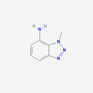 molecular formula C7H8N4 B085434 3-Methylbenzotriazol-4-amine CAS No. 13183-01-2