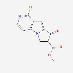 methyl 1-chloro-8-oxo-7,8-dihydro-6H-pyrido[3,4-b]pyrrolizine-7-carboxylate
