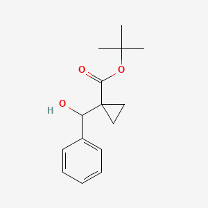 Tert-butyl 1-(hydroxy(phenyl)methyl)cyclopropanecarboxylate