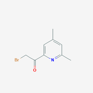 molecular formula C9H10BrNO B8543919 2-Bromoacetyl-4,6-dimethylpyridine 