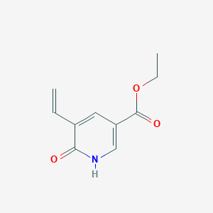 molecular formula C10H11NO3 B8543949 Ethyl 6-oxo-5-vinyl-1,6-dihydropyridine-3-carboxylate 