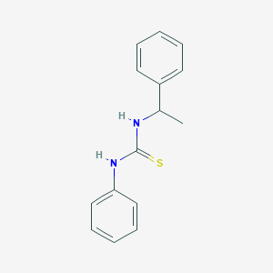 molecular formula C15H16N2S B085441 1-Phenyl-3-(1-phenylethyl)thiourea CAS No. 15093-41-1