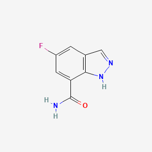 5-fluoro-1H-indazole-7-carboxamide