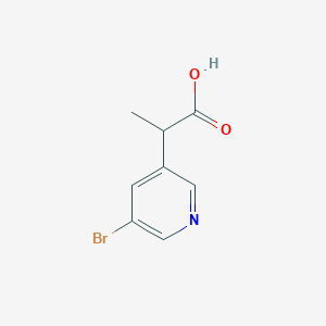 2-(5-Bromopyridin-3-yl)propanoic acid