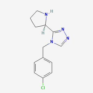 (R)-4-(4-chlorobenzyl)-3-(pyrrolidin-2-yl)-4H-1,2,4-triazole