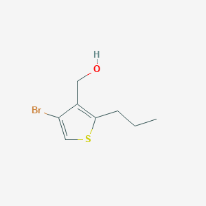 molecular formula C8H11BrOS B8544161 4-Bromo-2-propyl-3-thiophenemethanol 