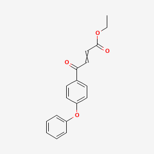Ethyl 4-oxo-4-(4-phenoxyphenyl)but-2-enoate