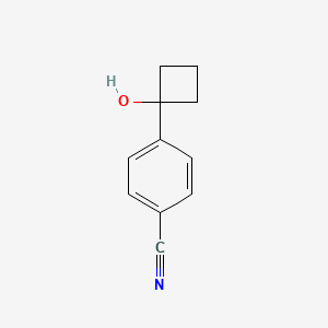 4-(1-Hydroxycyclobutyl)benzonitrile