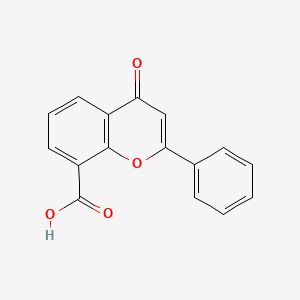 4h-1-Benzopyran-8-carboxylic acid,4-oxo-2-phenyl-